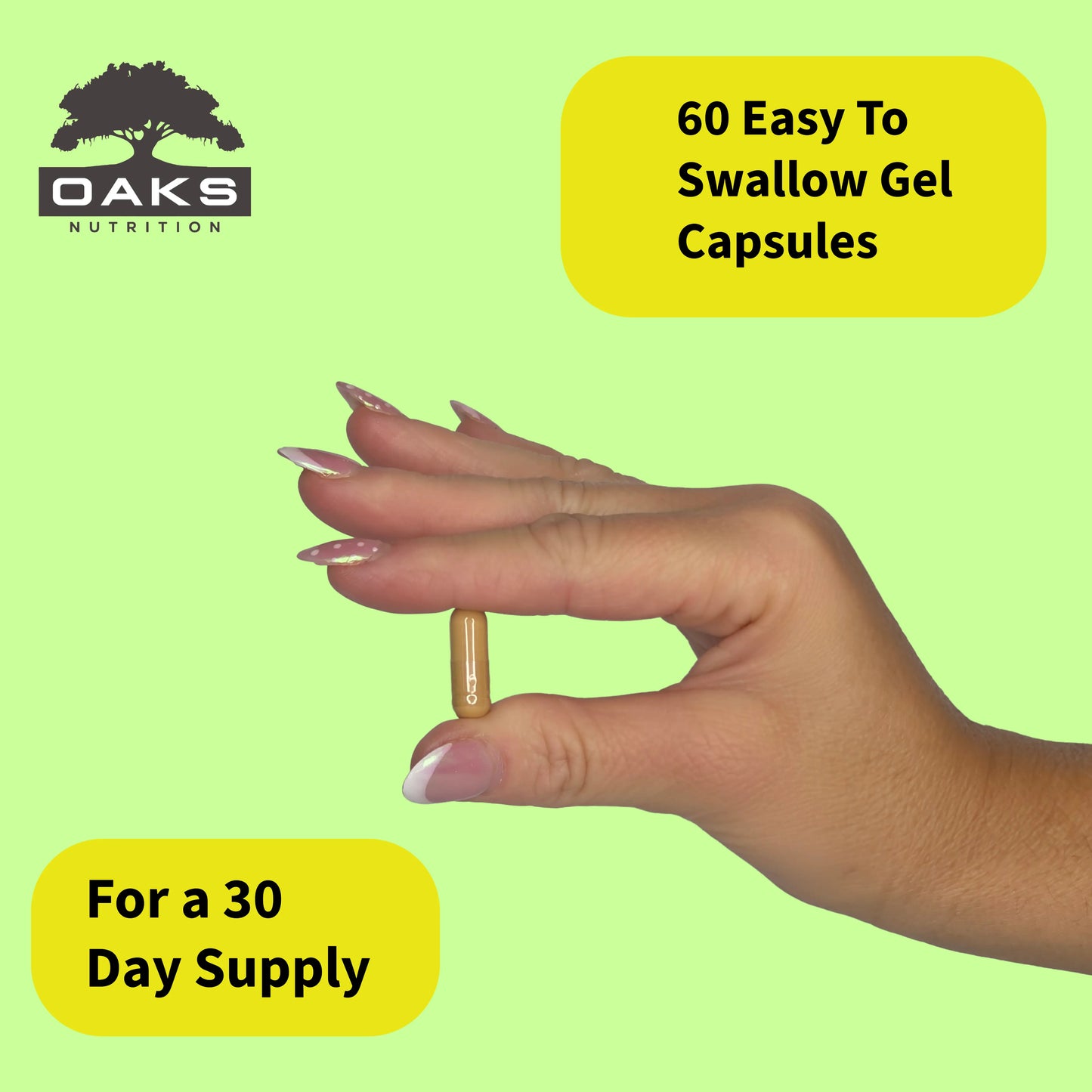 Premium 15-in-1 Sea Moss Multivitamin - 60 Capsules OaksNutrition