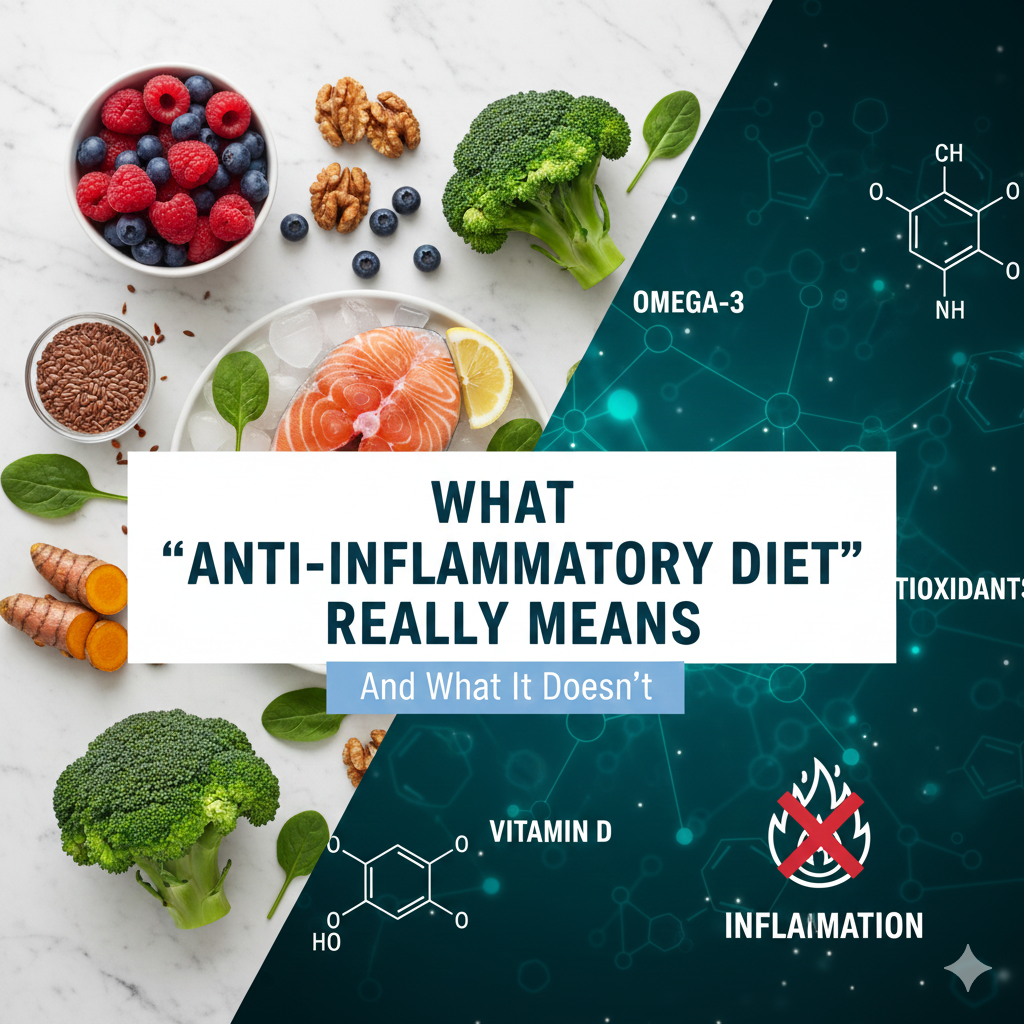 What “Anti-Inflammatory Diet” Really Means (And What It Doesn’t)