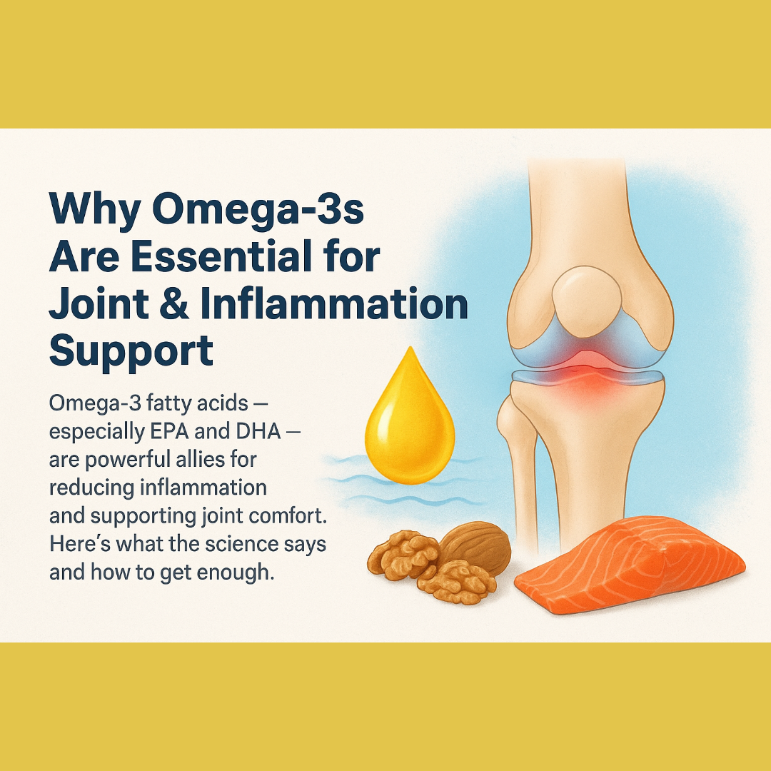 Why Omega-3s Are Essential for Joint and Inflammation Support.